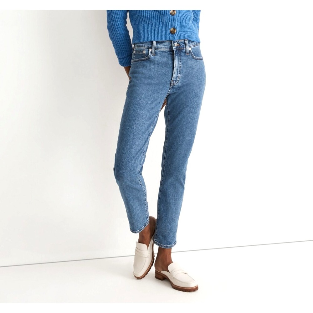 Madewell Jeans Mid Rise Perfect Vintage Knowland Wash Taper